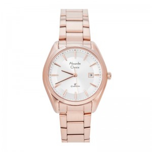Alexandre Christie AC 8648 Rosegold White Lady LDBRGSL